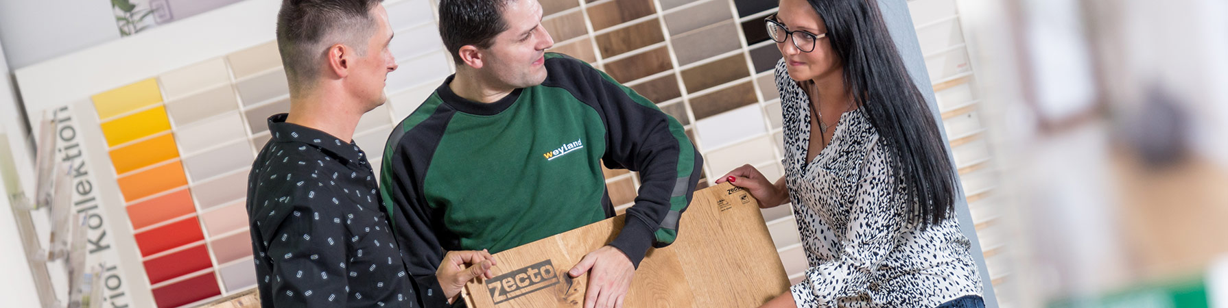 Böden Weyland Schärding Life-Line Beratungsstudio in St. Florian - 300 m² Ausstellungsfläche für Böden, Türen, Terrassen und mehr