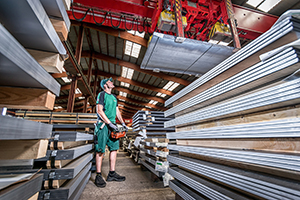 Kranarbeiten Stahl Kranarbeiten Stahllager