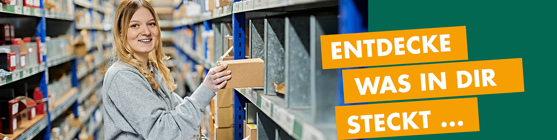 Lehrling beim nachbestücken